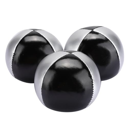 NIZUUONE 3PCS Jonglieren Bälle Set PU Leder Jonglier Ball Set 3PCS Jonglieren Bohnenkugeln Leicht Tragbar für Alle Fähigkeiten mit Tränenresistenten Langlebiger Material NIZUUONE 3PCS Jonglieren Bälle Set PU Leder Jonglier Ball Set 3PCS Jonglieren Bohnenkugeln Leicht Tragbar für Alle Fähigkeiten mit Tränenresistenten Langlebiger Material von NIZUUONE