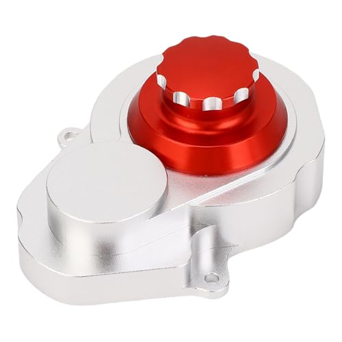 NIZUUONE Aluminiumlegierung RC -Getriebeabdeckung, RC -Getriebegeschäftsgehäuse für Slash 2WD LY27 mit Robuster Struktur und Einfache Installation (Rot) von NIZUUONE