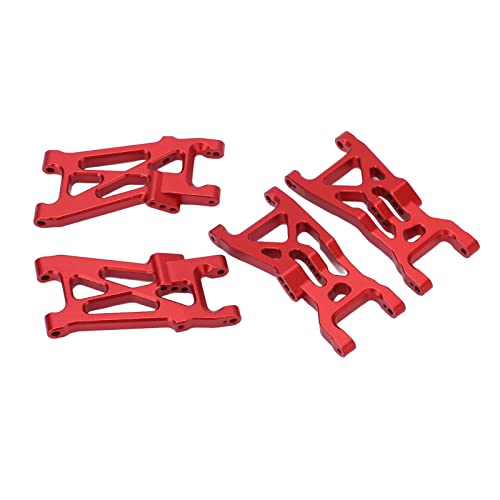 NIZUUONE Aluminiumlegierung RC Vorder- und Hinterradaufhängungsarm-Set RC-Schwingarm-Set für LOSI 1 10 22S 2WD RC-Autos (Rot) von NIZUUONE