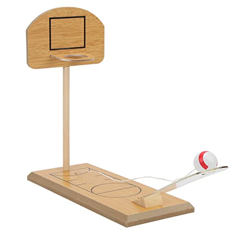 NIZUUONE Desktop -Basketball -Spiel Desk Games Office Games für Erwachsene Holz Mini Basketballspielzeug mit Tragbarem Design Verbessert die Kreativität von Handaugenkoordination NIZUUONE Desktop -Basketball -Spiel Desk Games Office Games für Erwachsene Holz Mini Basketballspielzeug mit Tragbarem Design Verbessert die Kreativität von Handaugenkoordination von NIZUUONE