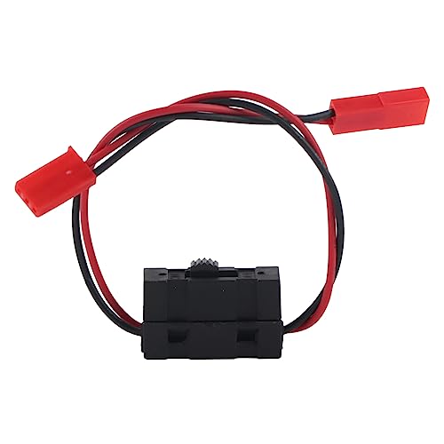 NIZUUONE Empfängerschalter, Plastic Electric RC Car RX Receiver Switch EIN/Aus mit JST -Stecker für HSP 1/10 1/8 LKW NIZUUONE Empfängerschalter, Plastic Electric RC Car RX Receiver Switch EIN/Aus mit JST -Stecker für HSP 1/10 1/8 LKW von NIZUUONE