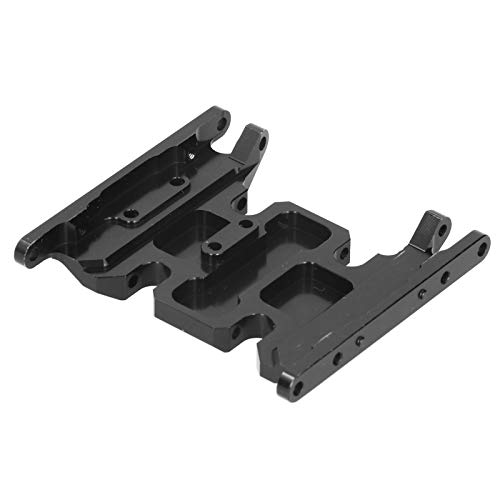 NIZUUONE Getriebehalter aus Aluminiumlegierung, Getriebemontage, Rostfrei, Verschleißfest, Langlebig für AXIAL SCX10 II RC-Auto (Black) von NIZUUONE