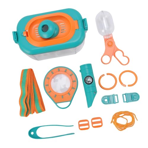 NIZUUONE Kids Explorer Kit Adventure Camping Kit Outdoor Exploration Set für mit Kompass Schmetterlingsnetz Safe Robuste Materialien NIZUUONE Kids Explorer Kit Adventure Camping Kit Outdoor Exploration Set für mit Kompass Schmetterlingsnetz Safe Robuste Materialien von NIZUUONE