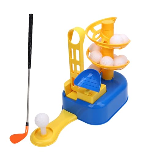 NIZUUONE Kleinkind Indoor Club Ball Game Set, Modular Foot Strike Design Golfball mit Schneller Versammlung für Garten oder Innenspaß (Blue) von NIZUUONE
