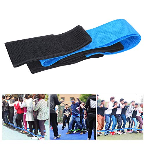 NIZUUONE Legged Race Bands Elastic Tie -Seil für 3 oder 5 Spieler Verstellbare Knöchelgurte für Staffel Race Carnival Field Day Hinterhof Party -Teamgebäude mit Reißverschlusslagertasche (EIN Satz NIZUUONE Legged Race Bands Elastic Tie -Seil für 3 oder 5 Spieler Verstellbare Knöchelgurte für Staffel Race Carnival Field Day Hinterhof Party -Teamgebäude mit Reißverschlusslagertasche (EIN Satz von NIZUUONE