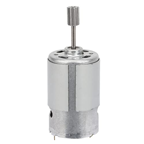 NIZUUONE Mikromotor bei Hoher Geschwindigkeit 6 V RS550 für Kinderspielzeugauto, Premium -Material für [Motor RS550, bei Hoher Geschwindigkeit, Micro 6 V, Spielzeugauto] (6v550-10000 rev) von NIZUUONE