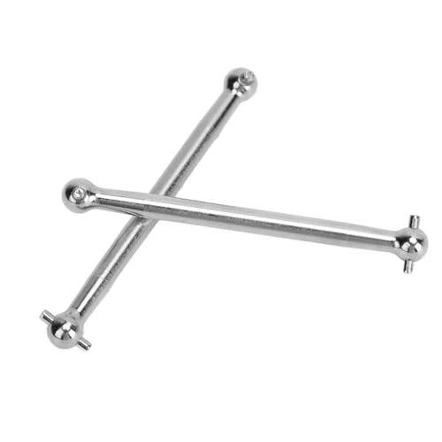 NIZUUONE RC-Antriebswellen-Set, Leistungsstarke Eisen-Dogbone-Teile, Geräuscharmer Bediener, Langlebige Steuerung für WLtoys 124008 124010 Ferngesteuertes Auto NIZUUONE RC-Antriebswellen-Set, Leistungsstarke Eisen-Dogbone-Teile, Geräuscharmer Bediener, Langlebige Steuerung für WLtoys 124008 124010 Ferngesteuertes Auto von NIZUUONE