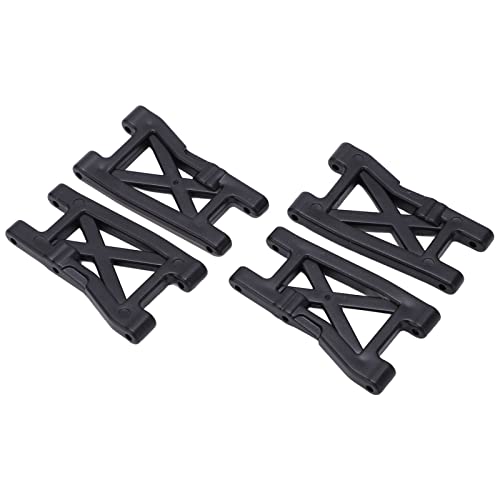 NIZUUONE RC -Auto -Suspensionsarme Leichte Vibrationsreduktion für HS 18311 1/18 RC Auto, Schwarzer Swing Arm 4pcs, Verbesserte Leistung für Treiber von NIZUUONE