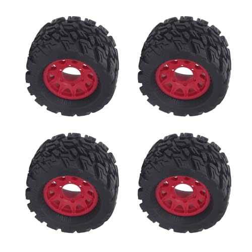 NIZUUONE RC Crawler Reifen Kunststofffelge RC Gummireifen mit Radsechskantnaben von NIZUUONE