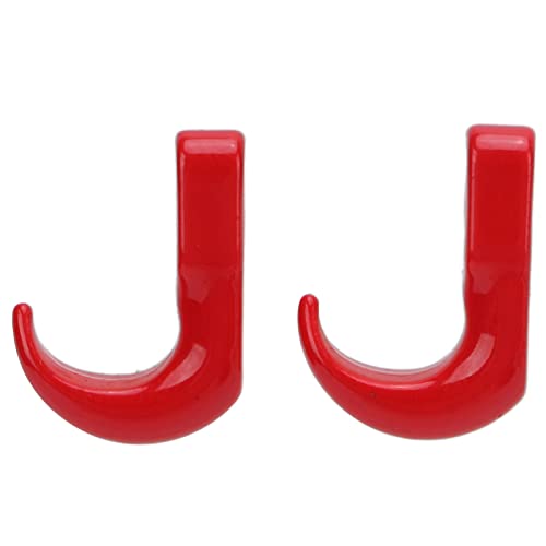 NIZUUONE RC Metall Stoßstange Anhänger Haken Sichel Authentische Rettungs Auto Haken für Axial SCX24 1 24 Scale Modell (Rot) von NIZUUONE