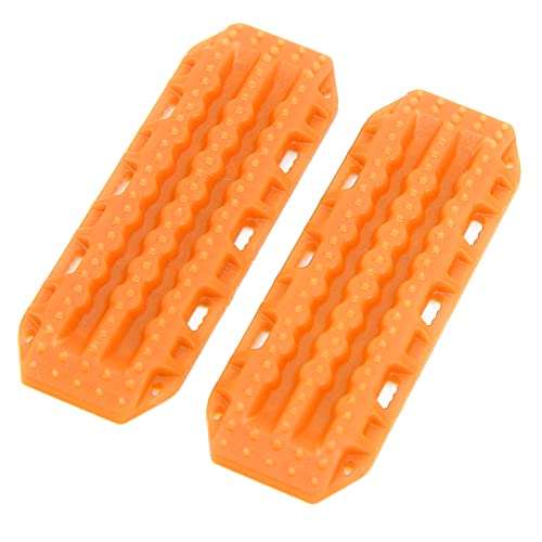 NIZUUONE RC -Sandleiter Langlebige Kunststoffwiederherstellungsrampen für Axiale SCX24 1/24 RC Crawlers Upgrade Teile (ORANGE) von NIZUUONE