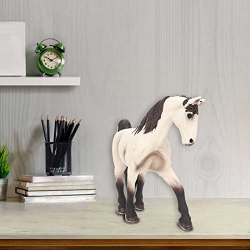 NIZUUONE Solid Plastic Horse Model Spielzeug Lebensechter Bildungsunterhaltung für , Partygeschenke und Kunsthandwerk (#1) von NIZUUONE
