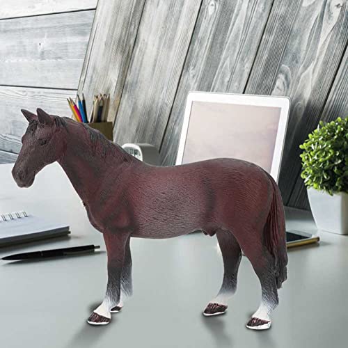 NIZUUONE Solid Plastic Horse Model Spielzeug Lebensechter Bildungsunterhaltung für , Partygeschenke und Kunsthandwerk (#3) von NIZUUONE