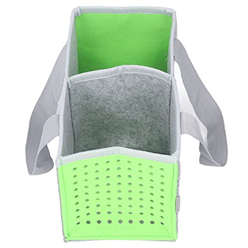 NIZUUONE Toniebox Carrying Box/Cover Toniebox Reisetasche Storage Beutel Langable Schutzfilzmaterial Faltbares Design mit Ausgehöhlter Seite für Musikspiel und 6 Elastische Gurte für (Green) von NIZUUONE