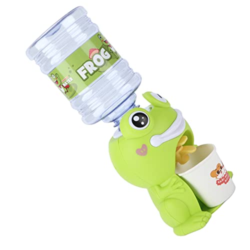 NIZUUONE Wasserspender Spielzeug Süße Form Einfach Nutzen Sie Wasser Leicht für Mini -Spielzeug (Fensterbox/Verspielt (Öffnen Sie die Fensterbox/verspielten Frosch) von NIZUUONE