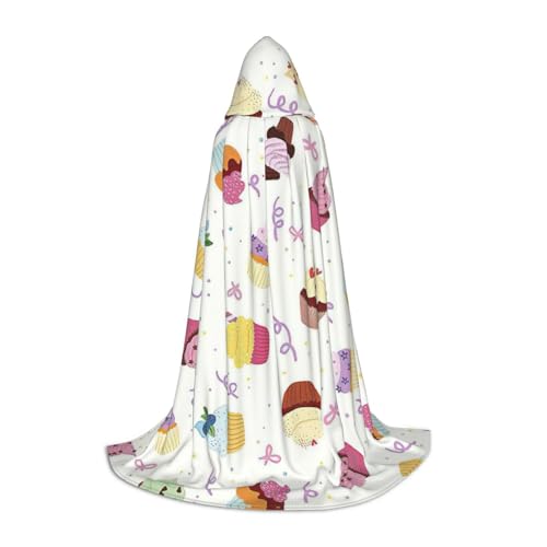 Delicious Cupcakes Print Teens Kids And Adults Hooded Cloak Wizard Gothic Robe Carnival Halloween Cosplay Delicious Cupcakes Print Teens Kids And Adults Hooded Cloak Wizard Gothic Robe Carnival Halloween Cosplay von NImongt