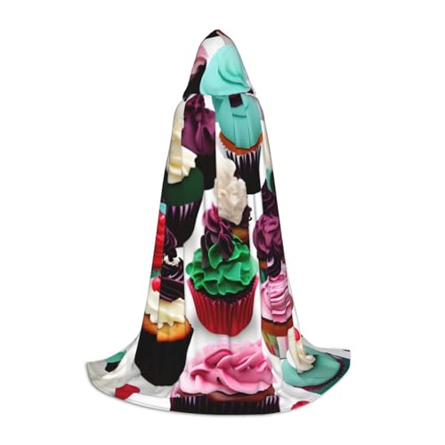 Delicious Cupcakes Print Teens Kids And Adults Hooded Cloak Wizard Gothic Robe Carnival Halloween Cosplay Delicious Cupcakes Print Teens Kids And Adults Hooded Cloak Wizard Gothic Robe Carnival Halloween Cosplay von NImongt