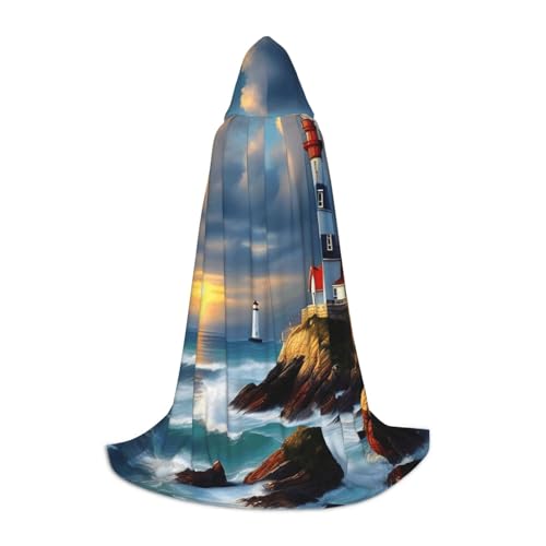 Leuchtturm mit Diamant-Gemälde, Druck für Teenager und Erwachsene, Kapuzenumhang, Zauberer, Gothic, Karneval, Halloween, Cosplay Leuchtturm mit Diamant-Gemälde, Druck für Teenager und Erwachsene, Kapuzenumhang, Zauberer, Gothic, Karneval, Halloween, Cosplay von NImongt