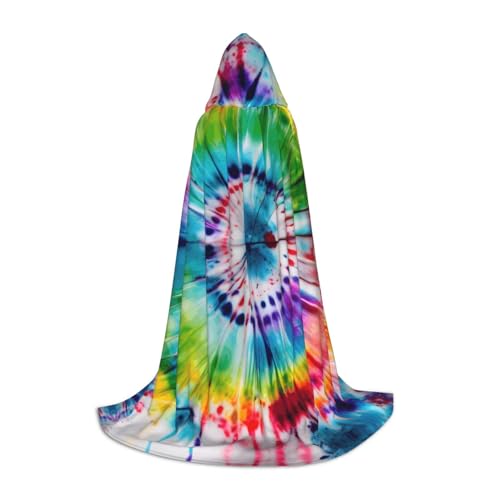 NImongt Batik-Hippie-Druck, Teenager, Kinder und Erwachsene, Kapuzenumhang, Zauberer, Gothic, Robe, Karneval, Halloween, Cosplay NImongt Batik-Hippie-Druck, Teenager, Kinder und Erwachsene, Kapuzenumhang, Zauberer, Gothic, Robe, Karneval, Halloween, Cosplay von NImongt