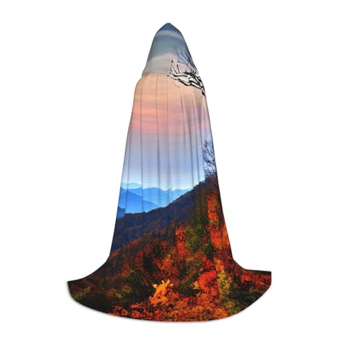 NImongt Blue Ridge Mountains Print Teens Kids And Adults Hooded Cloak Wizard Gothic Robe Carnival Halloween Cosplay NImongt Blue Ridge Mountains Print Teens Kids And Adults Hooded Cloak Wizard Gothic Robe Carnival Halloween Cosplay von NImongt