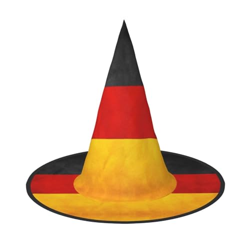 NImongt Hexenhut mit Deutschland-Flagge, Unisex, Halloween, für Teenager, Partys, Karneval und Cosplay-Kostüm NImongt Hexenhut mit Deutschland-Flagge, Unisex, Halloween, für Teenager, Partys, Karneval und Cosplay-Kostüm von NImongt