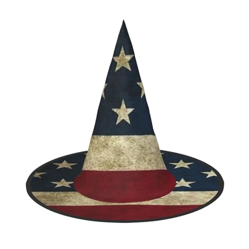 NImongt Hexenhut mit amerikanischer Flagge, Unisex, Halloween, für Teenager, Partys, Karneval und Cosplay-Kostüm NImongt Hexenhut mit amerikanischer Flagge, Unisex, Halloween, für Teenager, Partys, Karneval und Cosplay-Kostüm von NImongt