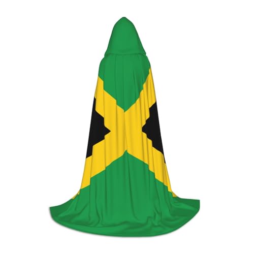 NImongt Jamaika-Flagge, bedruckt, Teenager, Kinder und Erwachsene, Kapuzenumhang, Zauberer, Gothic, Karneval, Halloween, Cosplay NImongt Jamaika-Flagge, bedruckt, Teenager, Kinder und Erwachsene, Kapuzenumhang, Zauberer, Gothic, Karneval, Halloween, Cosplay von NImongt
