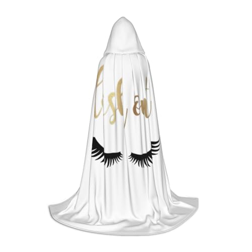NImongt Kapuzenumhang mit Wimpernaufdruck, für Teenager, Kinder und Erwachsene, Zauberer, Gothic, Karneval, Halloween, Cosplay NImongt Kapuzenumhang mit Wimpernaufdruck, für Teenager, Kinder und Erwachsene, Zauberer, Gothic, Karneval, Halloween, Cosplay von NImongt