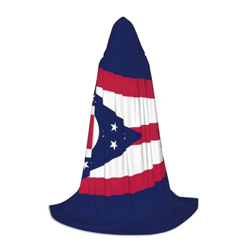 NImongt Ohio State Flag Print Teens Kids And Adults Hooded Cloak Wizard Gothic Robe Carnival Halloween Cosplay NImongt Ohio State Flag Print Teens Kids And Adults Hooded Cloak Wizard Gothic Robe Carnival Halloween Cosplay von NImongt