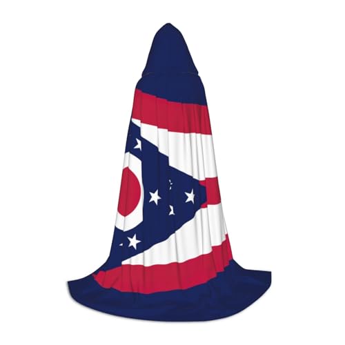 NImongt Ohio State Flag Print Teens Kids And Adults Hooded Cloak Wizard Gothic Robe Carnival Halloween Cosplay NImongt Ohio State Flag Print Teens Kids And Adults Hooded Cloak Wizard Gothic Robe Carnival Halloween Cosplay von NImongt