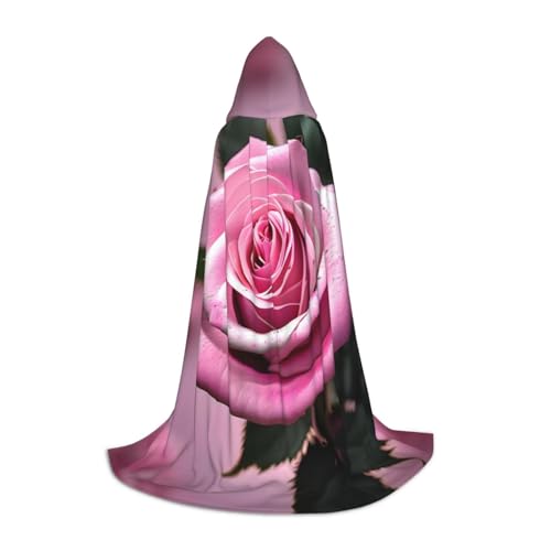 NImongt Rosafarbener und rosafarbener Umhang für Teenager und Erwachsene mit Kapuze, Zauberer, Gothic, Karneval, Halloween, Cosplay NImongt Rosafarbener und rosafarbener Umhang für Teenager und Erwachsene mit Kapuze, Zauberer, Gothic, Karneval, Halloween, Cosplay von NImongt