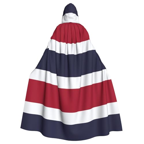 NImongt Thailand-Flaggen-Druck, Halloween, mit Kapuze, bequemer Umhang für Erwachsene, volle Länge, für mittelalterliche Cosplay-Kostüme NImongt Thailand-Flaggen-Druck, Halloween, mit Kapuze, bequemer Umhang für Erwachsene, volle Länge, für mittelalterliche Cosplay-Kostüme von NImongt