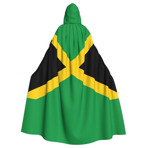 NImongt Umhang mit Jamaika-Flagge und Kapuze, bequemer Umhang für Erwachsene, volle Länge, für mittelalterliche Cosplay-Kostüme NImongt Umhang mit Jamaika-Flagge und Kapuze, bequemer Umhang für Erwachsene, volle Länge, für mittelalterliche Cosplay-Kostüme von NImongt