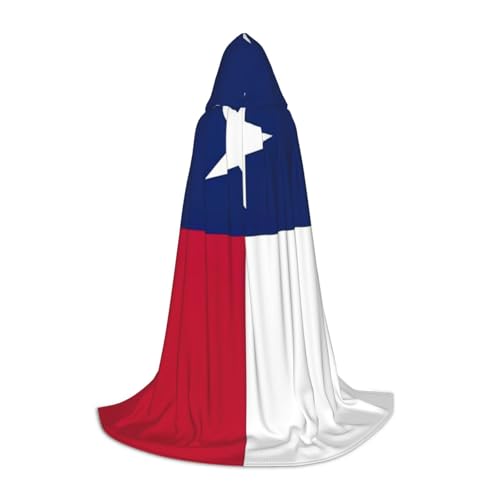 NImongt Umhang mit Kapuze und Texas-Flagge, für Teenager und Erwachsene, Zauberer, Gothic, Karneval, Halloween, Cosplay von NImongt