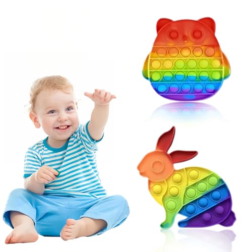 2 Packs Pop It Fidget Toy, Pop It Bubble Sensory Fidget Toy, Pop Bubble Silikon Spielzeug Fidget Toys, Antistress Spielzeug, Kindergeburtstag Gastgeschenke, für Kinder und Erwachsene Sensorik 2 Packs Pop It Fidget Toy, Pop It Bubble Sensory Fidget Toy, Pop Bubble Silikon Spielzeug Fidget Toys, Antistress Spielzeug, Kindergeburtstag Gastgeschenke, für Kinder und Erwachsene Sensorik von NJCXOLA