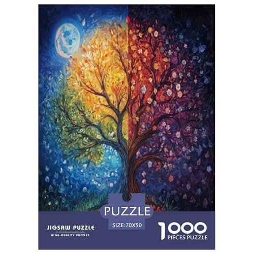 Baum des Lebens Puzzles 1000 Teile Schwer Puzzle Spielzeug Pädagogisches Spiel Impossible Herausforderungsspielzeug Für Erwachsene Und Kinder Ab 14 Jahren 70x50cm/1000pcs Baum des Lebens Puzzles 1000 Teile Schwer Puzzle Spielzeug Pädagogisches Spiel Impossible Herausforderungsspielzeug Für Erwachsene Und Kinder Ab 14 Jahren 70x50cm/1000pcs von NJOFERDIN