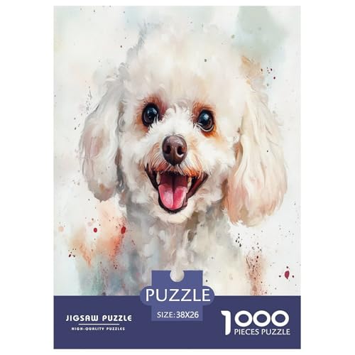 Bichon Frise Puzzles 1000 Teile Schwer Puzzle Spielzeug Lernspiel Impossible Herausforderung Spielzeug Für Erwachsene Und Kinder in Bewährter 38x26cm/1000pcs Bichon Frise Puzzles 1000 Teile Schwer Puzzle Spielzeug Lernspiel Impossible Herausforderung Spielzeug Für Erwachsene Und Kinder in Bewährter 38x26cm/1000pcs von NJOFERDIN