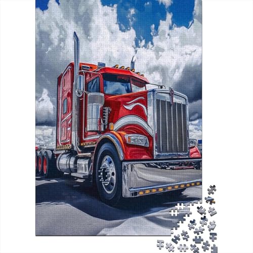Big Truck Puzzle 1000 Teile Schwer Puzzle Spielzeug Lernspiel Impossible Herausforderungsspielzeug Für Erwachsene Und Kinder in Bewährter 1000pcs (75x50cm) von NJOFERDIN