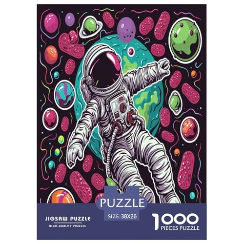 Cartoon Astronaut3 Puzzle 1000 Teile Schwer Puzzle Spielzeug Lernspiel Impossible Herausforderung Spielzeug Für Erwachsene Und Kinder Ab 12 Jahren 38x26cm/1000pcs Cartoon Astronaut3 Puzzle 1000 Teile Schwer Puzzle Spielzeug Lernspiel Impossible Herausforderung Spielzeug Für Erwachsene Und Kinder Ab 12 Jahren 38x26cm/1000pcs von NJOFERDIN