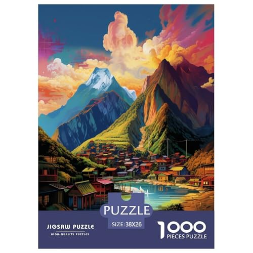 Dörfer Puzzles 1000-teilige Schwer Puzzle Spielzeug Lernspiel Impossible Herausforderungsspielzeug Für Erwachsene Und Kinder in Bewährter 38x26cm/1000pcs Dörfer Puzzles 1000-teilige Schwer Puzzle Spielzeug Lernspiel Impossible Herausforderungsspielzeug Für Erwachsene Und Kinder in Bewährter 38x26cm/1000pcs von NJOFERDIN