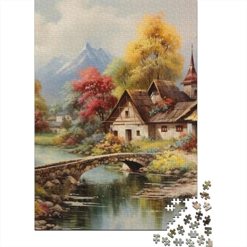 Paradies Puzzles 1000 Teile Schwer Puzzle Spielzeug Pädagogisches Spiel Impossible Herausforderungsspielzeug Für Erwachsene Kinder 1000pcs (75x50cm) von NJOFERDIN