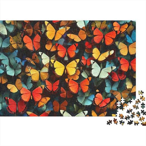Schmetterling Puzzle 1000 Teile Puzzle Für Erwachsene Und Kinder Ab 14 Jahren Puzzel 1000pcs (75x50cm) von NJOFERDIN
