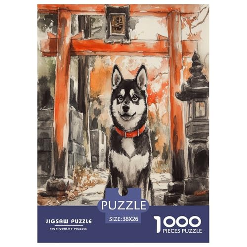 Shiba Inu Puzzle 1000-teilige Schwer Puzzle Spielzeug Lernspiel Impossible Herausforderung Spielzeug Für Erwachsene Und Kinder Ab 14 Jahren 38x26cm/1000pcs Shiba Inu Puzzle 1000-teilige Schwer Puzzle Spielzeug Lernspiel Impossible Herausforderung Spielzeug Für Erwachsene Und Kinder Ab 14 Jahren 38x26cm/1000pcs von NJOFERDIN