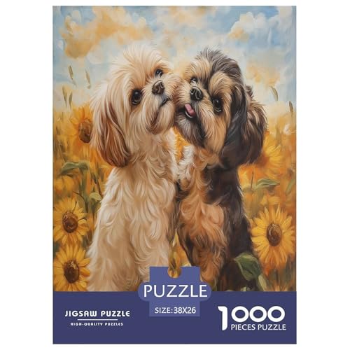 Shih Tzu Puzzle 1000 Teile Schwer Puzzle Spielzeug Pädagogisches Spiel Impossible Herausforderung Spielzeug Für Erwachsene Kinder 38x26cm/1000pcs Shih Tzu Puzzle 1000 Teile Schwer Puzzle Spielzeug Pädagogisches Spiel Impossible Herausforderung Spielzeug Für Erwachsene Kinder 38x26cm/1000pcs von NJOFERDIN