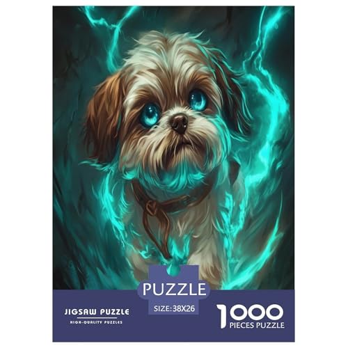 Shih Tzu Puzzles 1000 Teile Schwer Puzzle Spielzeug Lernspiel Impossible Herausforderungsspielzeug Für Erwachsene Und Kinder Ab 14 Jahren 38x26cm/1000pcs Shih Tzu Puzzles 1000 Teile Schwer Puzzle Spielzeug Lernspiel Impossible Herausforderungsspielzeug Für Erwachsene Und Kinder Ab 14 Jahren 38x26cm/1000pcs von NJOFERDIN