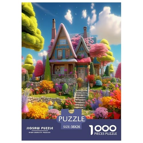 Süße Landschaft Puzzle 1000-teilige Schwer Puzzle Spielzeug Lernspiel Impossible Herausforderungsspielzeug Für Erwachsene Und Kinder Ab 12 Jahren 38x26cm/1000pcs Süße Landschaft Puzzle 1000-teilige Schwer Puzzle Spielzeug Lernspiel Impossible Herausforderungsspielzeug Für Erwachsene Und Kinder Ab 12 Jahren 38x26cm/1000pcs von NJOFERDIN