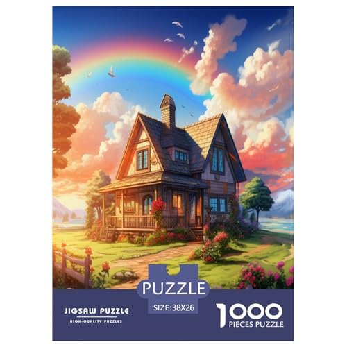 Süße Landschaft Puzzle 1000-teilige Schwer Puzzle Spielzeug Pädagogisches Spiel Impossible Herausforderung Spielzeug Für Erwachsene Und Kinder in Bewährter 38x26cm/1000pcs Süße Landschaft Puzzle 1000-teilige Schwer Puzzle Spielzeug Pädagogisches Spiel Impossible Herausforderung Spielzeug Für Erwachsene Und Kinder in Bewährter 38x26cm/1000pcs von NJOFERDIN