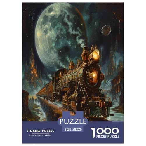 Traumzug Puzzle 1000 Teile Schwer Puzzle Spielzeug Pädagogisches Spiel Impossible Herausforderung Spielzeug Für Erwachsene Und Kinder in Bewährter 38x26cm/1000pcs Traumzug Puzzle 1000 Teile Schwer Puzzle Spielzeug Pädagogisches Spiel Impossible Herausforderung Spielzeug Für Erwachsene Und Kinder in Bewährter 38x26cm/1000pcs von NJOFERDIN