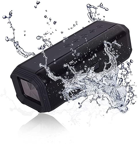 NK Draagbare Bluetooth-luidspreker - Met Stemassistent (Google en Siri) - Draadloos, 20 W, TWS Stereo Sound (Sync 2 Luidsprekers), Hi-Fi, Bluetooth 5.0, USB, Zwart (Compatibel: iOS & Android) von NK