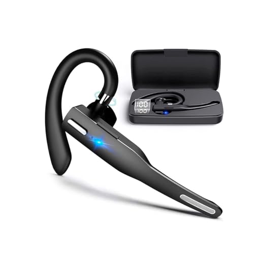 NK Wireless Bluetooth Headset 5.0 + 450 mAh Ladekoffer - Freisprech-Headset, Mikrofon, Clear Voice Pickup Technology, 100 mAh Akku; sehr leicht, Kompatibel mit Business/Office - iPhone und Android NK Wireless Bluetooth Headset 5.0 + 450 mAh Ladekoffer - Freisprech-Headset, Mikrofon, Clear Voice Pickup Technology, 100 mAh Akku; sehr leicht, Kompatibel mit Business/Office - iPhone und Android von NK